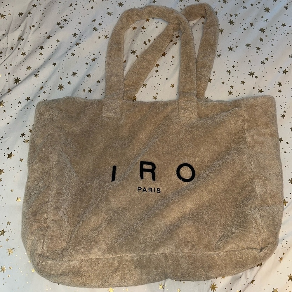 IRO Paris Terry Cloth tote bag